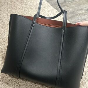 Black and Brown Tote Bag